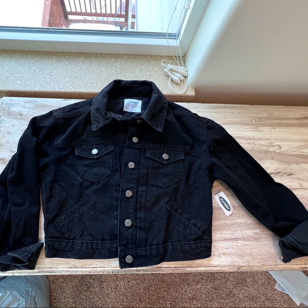 Old navy cropped jean jacket